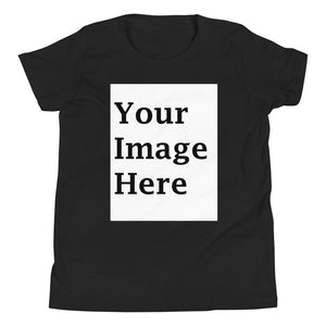 Vertical/Portrait Orientation Youth Short Sleeve T-Shirt